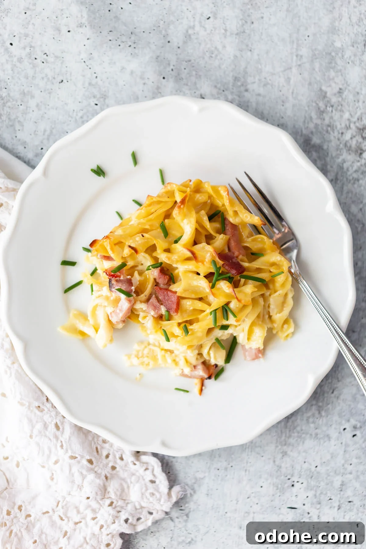 Ham and Noodle Casserole (Schinkenfleckel) Recipe 3 schinkenflecken - ham and noodle casserole