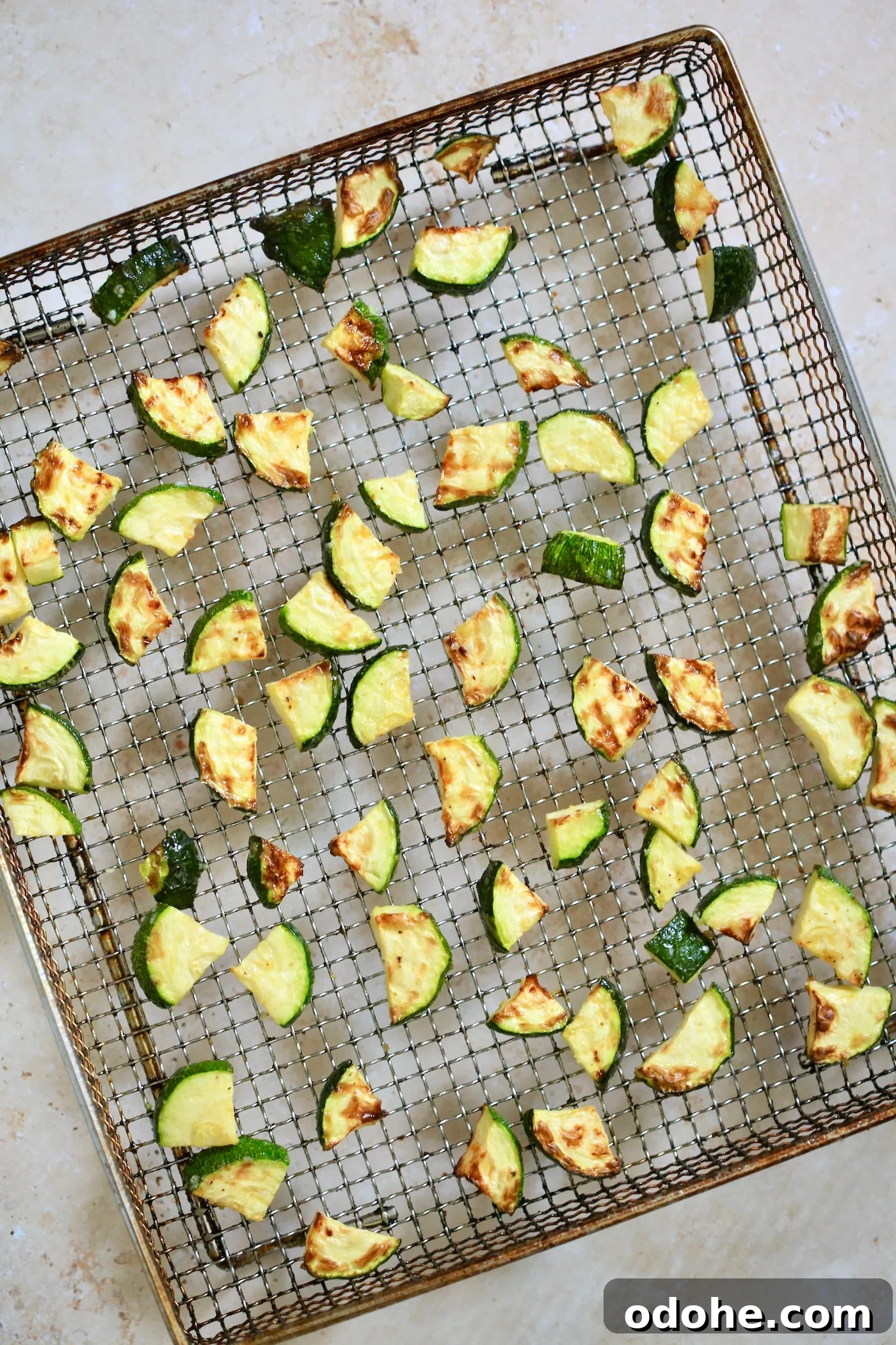Zucchini, Quinoa & Chickpea Salad with Feta and Fresh Dill 5 Cook til golden!