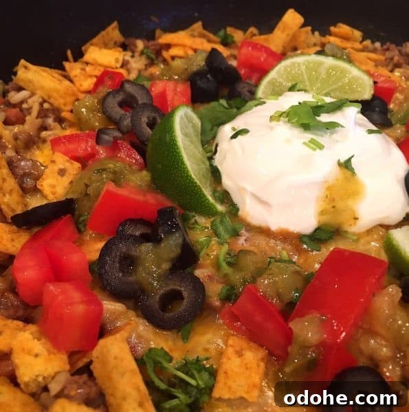 Hamburger Mexican Skillet Dinner