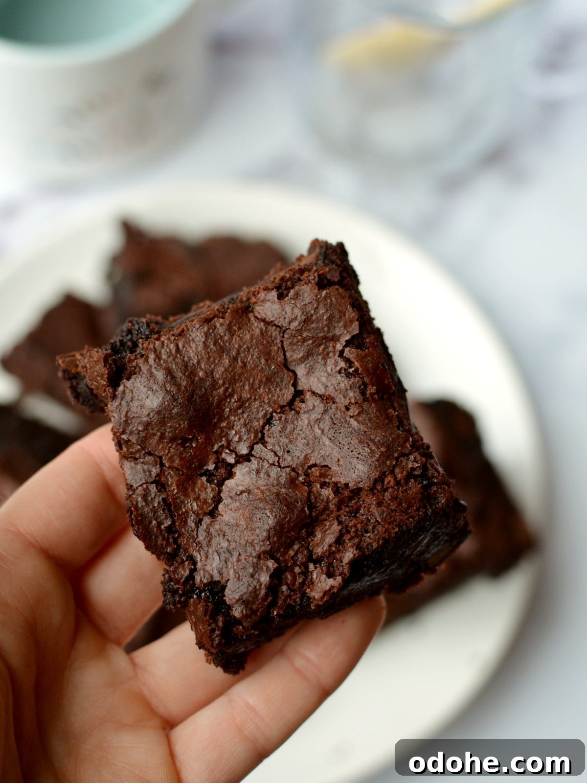 Fudgy Almond Flour Brownies Recipe — Gluten-Free Chocolate Treat 10 a brownie
