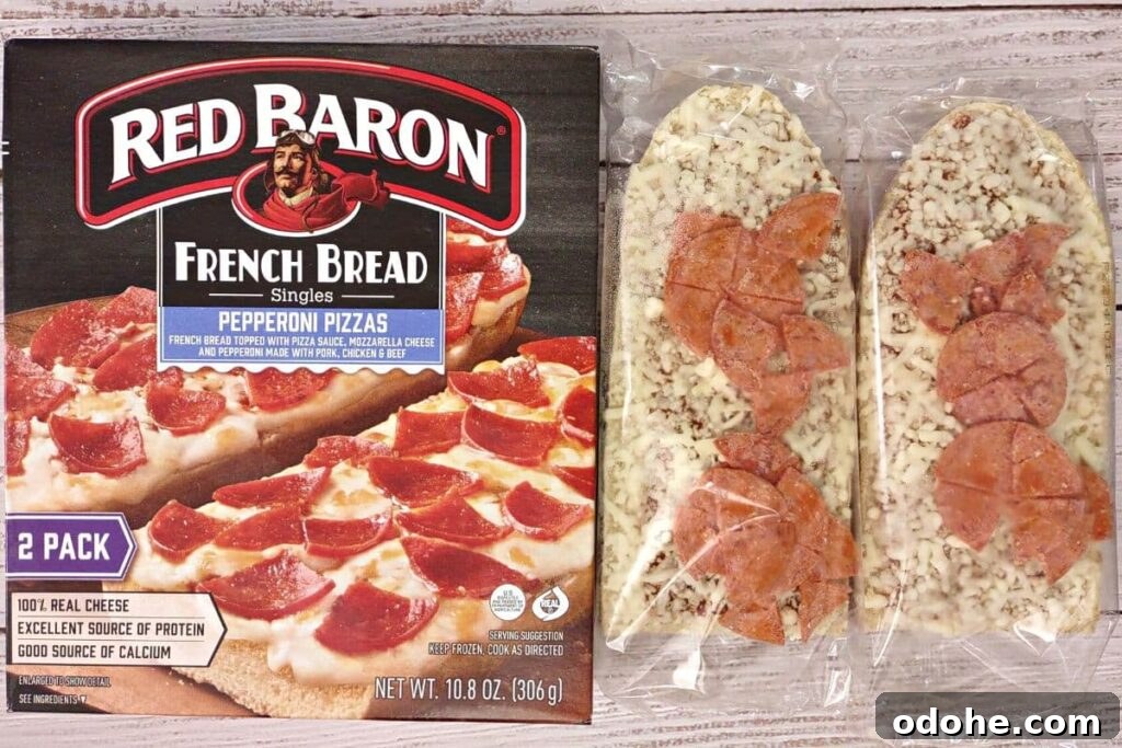 Air Fryer Red Baron French Bread Pizza Recipe in 15 Minutes 4 frozen red baron french bread pizza out of the box