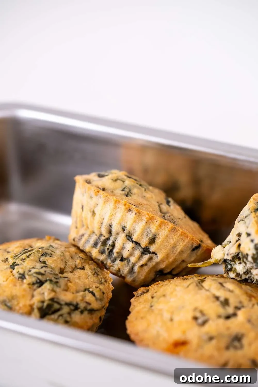 These flourless healthy spinach feta muffins are delicious and the perfect make ahead recipe for breakfast or lunch! They're really, really good, pretty healthy and a perfect grab-and-go recipe for busy days.