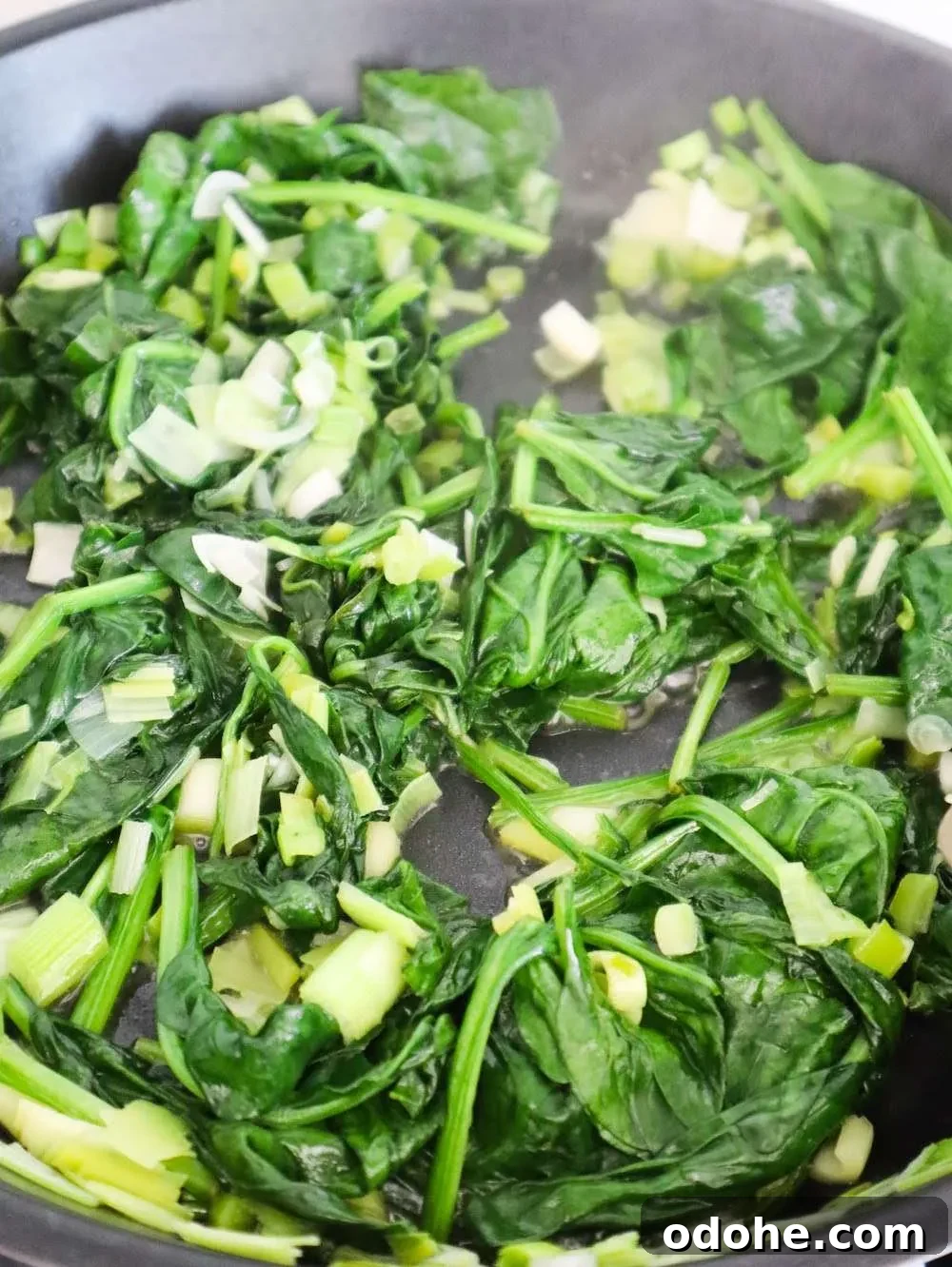 saute spinach