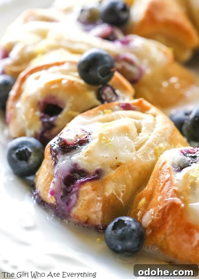 Blueberry Lemon Crescent Ring