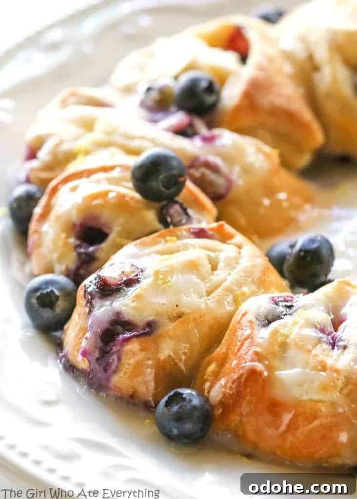 Blueberry Lemon Crescent Ring