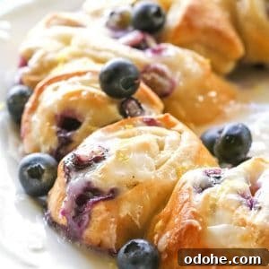 Blueberry Lemon Crescent Ring