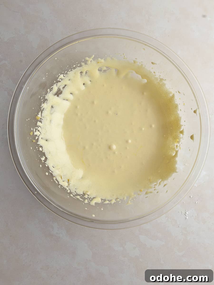 whipped egg whites and sugar