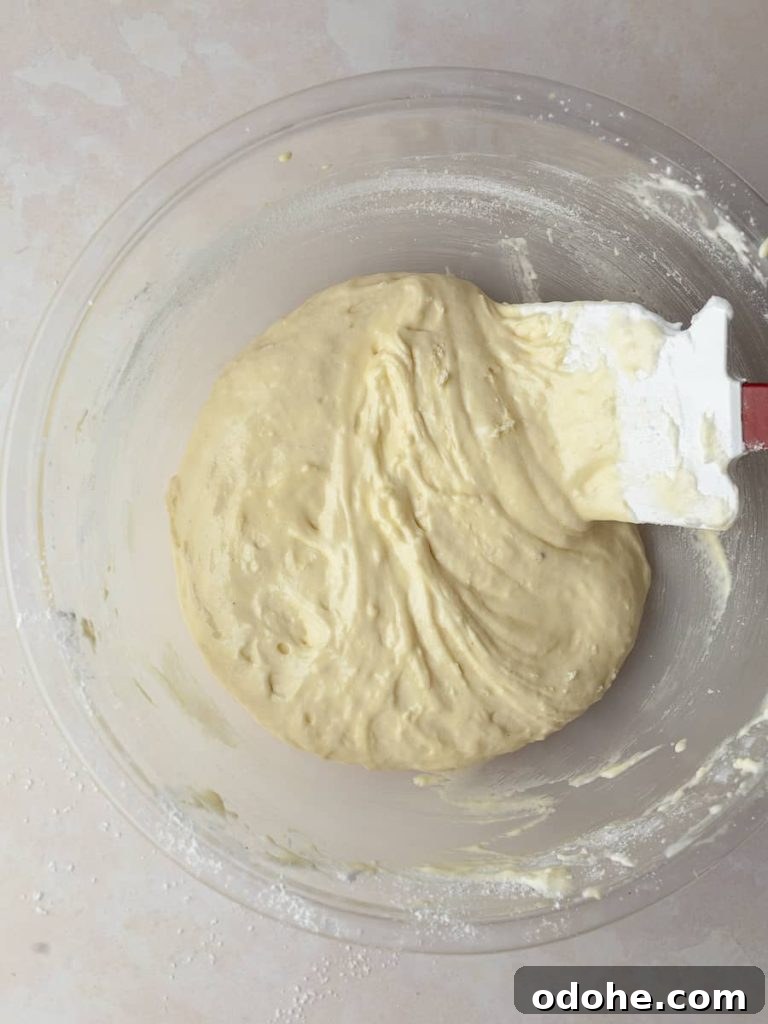 piping batter
