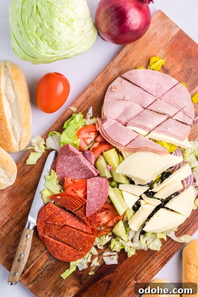 Crispy Chopped Italian Sandwich + Fix for Soggy Buns 5 chopped meats for Chopped Italian Sandwiches