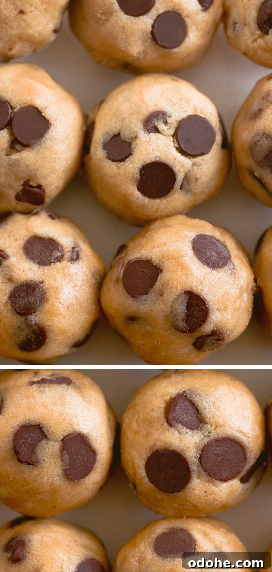 No Bake Cookie Dough Balls No Bake Cookie Dough Balls