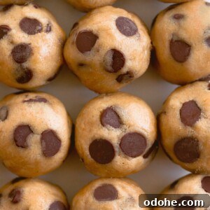Healthy Chocolate Chip Cookie Balls