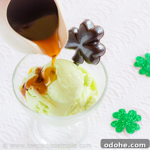 Green Lemon Cheesecake Ice Cream with Whiskey Syrup (5 & 2 Ingredients) 5 5-Ingredient Green Lemon Cheesecake Ice Cream and 2-Ingredient Whisky Syrup | Low-Carb, So Simple