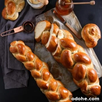 easy zopf (challah) bread