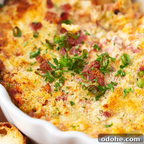 Muffuletta Dip with Olives and Cheese