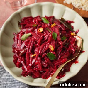 Authentic Sri Lankan Beetroot Curry Recipe with Coconut Milk 10 sri lankan beetroot curry in a bowl.