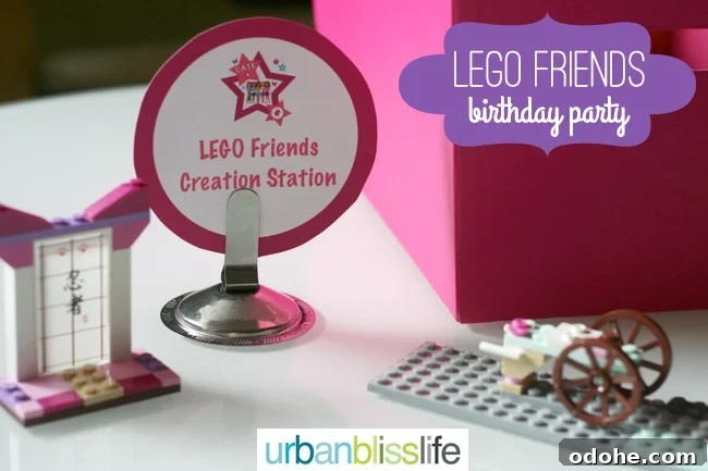 LEGO Friends Birthday Party