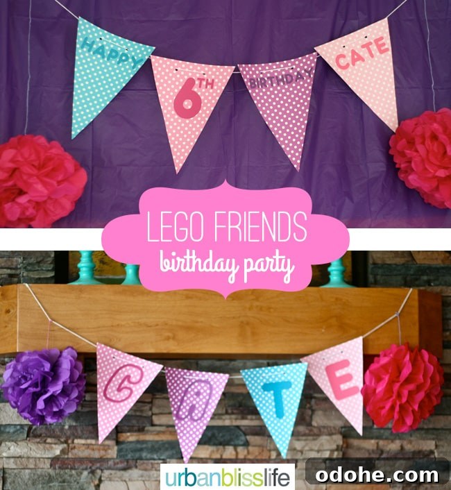 LEGO Friends Birthday Party