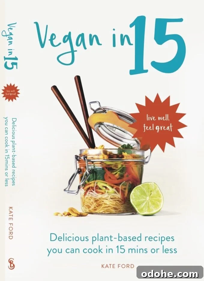 Creamy Vegan Cauliflower Cheese Bake — Plant-Based Comfort Dish 11 Vegan in 15 by Kate Ford