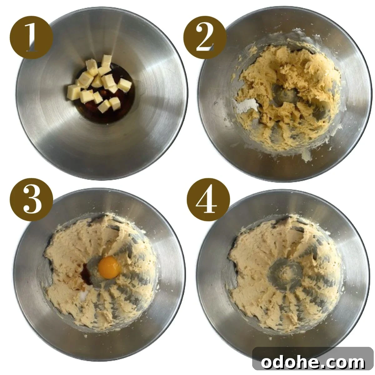 Steps to make maple sugar cookies.