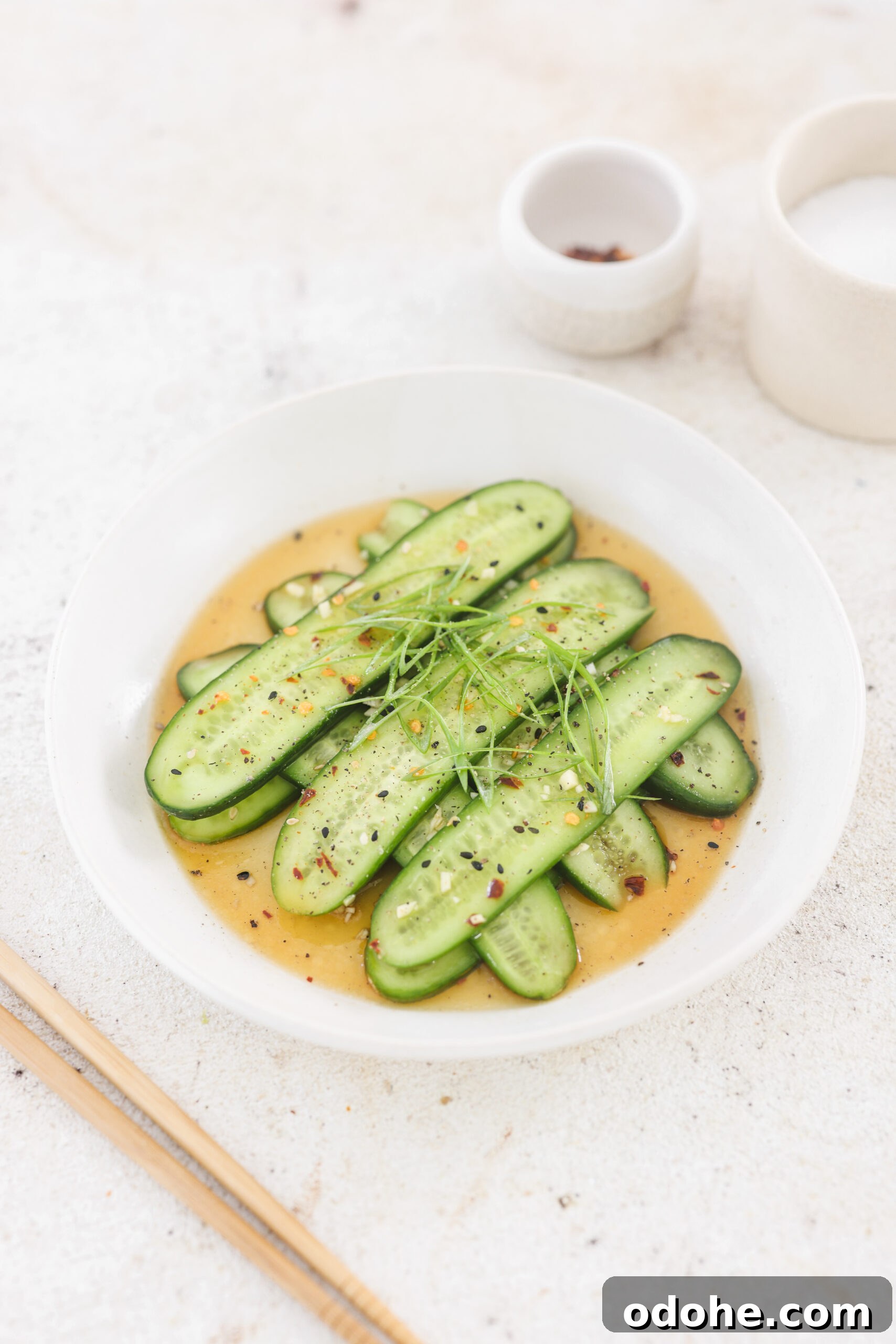 22 Vegan Lunar New Year Recipes to Celebrate the New Year 11 Spicy Cucumber Salad Veggiekins Blog