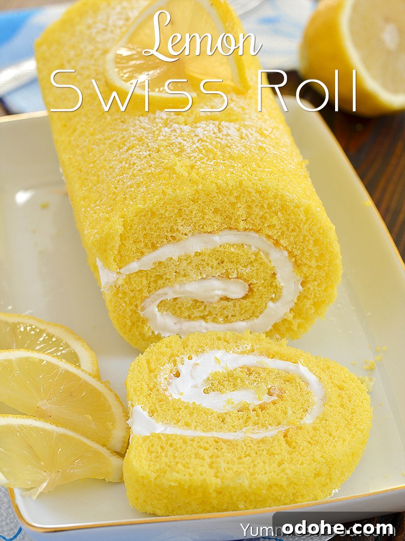 Zesty Lemon Swiss Roll Recipe for Bright, Creamy Cake 2 Lemon Swiss Roll