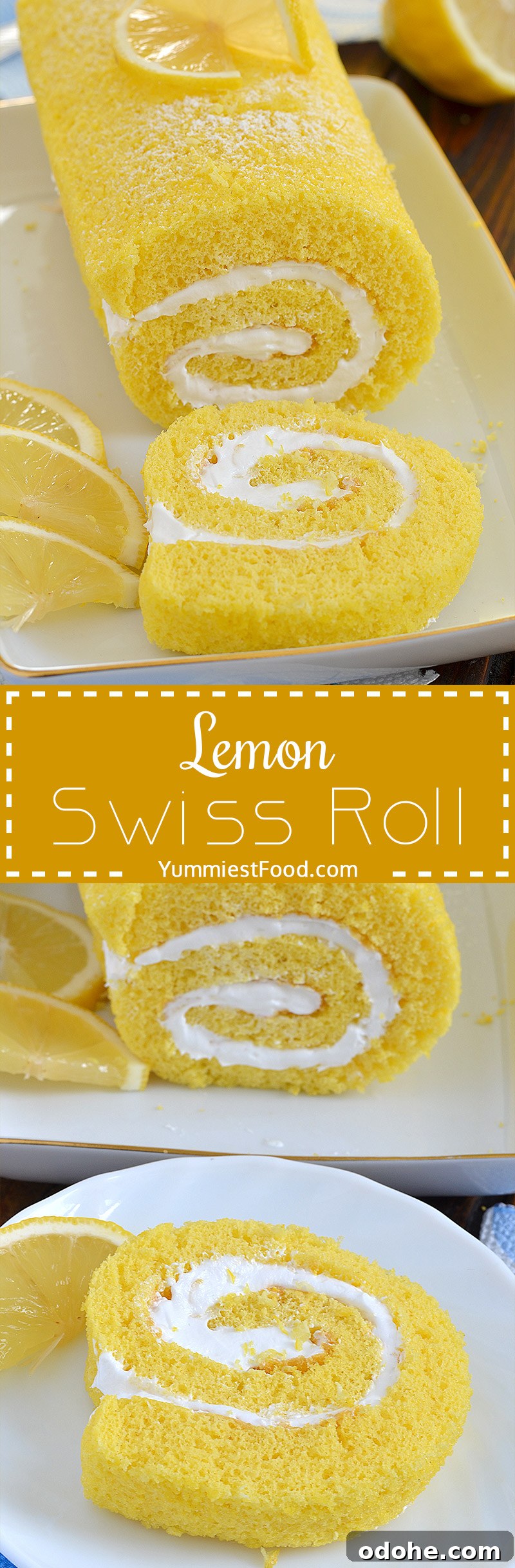 Zesty Lemon Swiss Roll Recipe for Bright, Creamy Cake 12 Lemon Swiss Roll – refreshing and so delicious summer cake