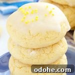 Glazed Lemon Sugar Cookies - Featured Image