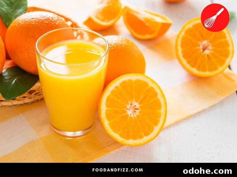 If you can’t use up oranges right away, squeeze and make healthy orange juice.