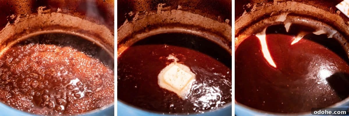 Red wine sauce