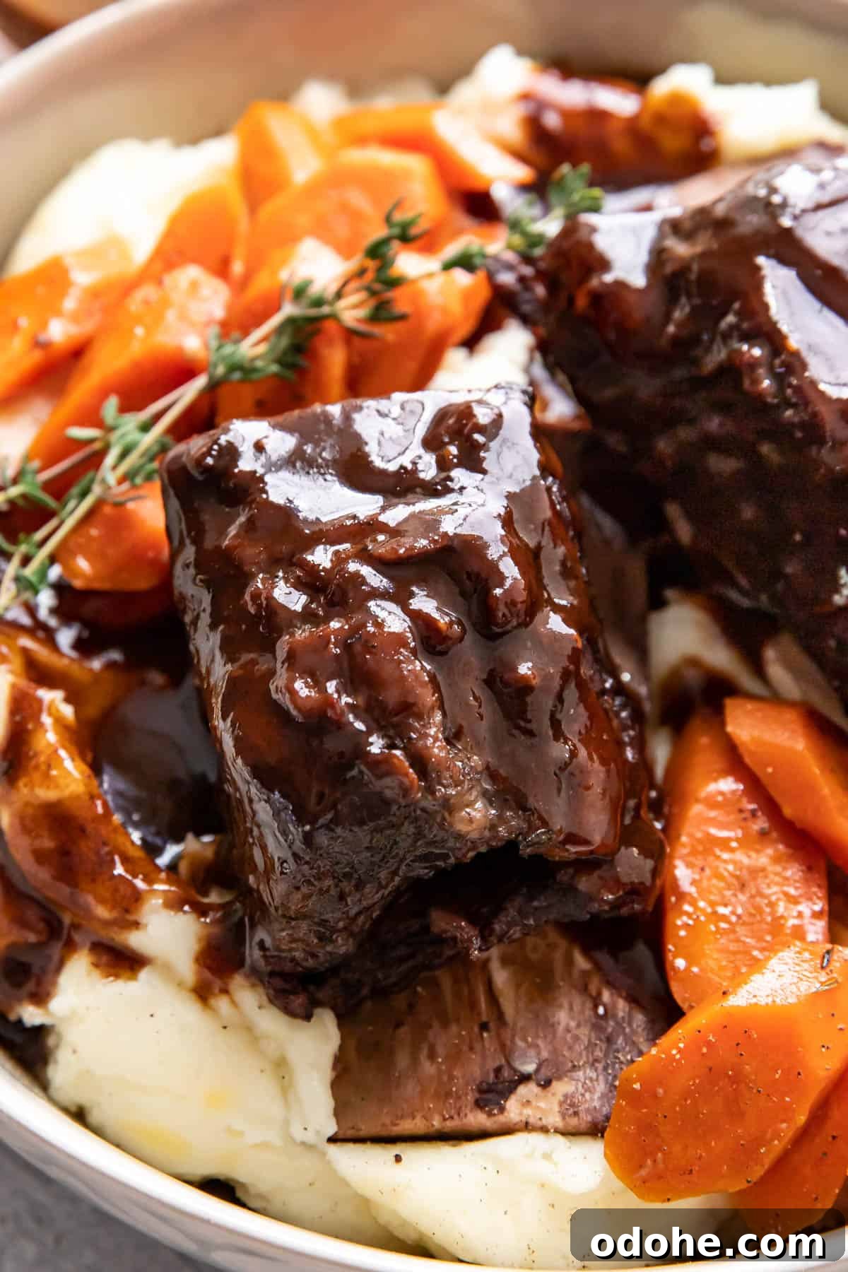 Short ribs in a bowl
