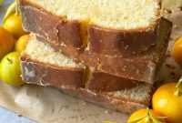Moist Calamansi Pound Cake with Zesty Citrus Glaze