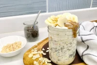 Creamy Almond Butter Overnight Oats Recipe