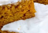 Amish Pumpkin Bars Recipe with Cream Cheese Frosting