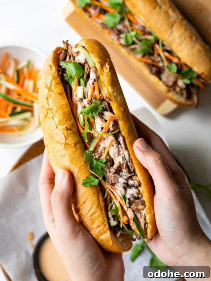 51 Friday Night Dinner Ideas to Try Tonight 15 Slow Cooker Pulled Pork Banh Mi