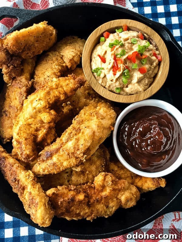 Southern Fried Chicken Tender Strips Recipe