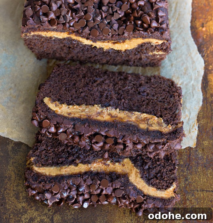 Vegan Chocolate Peanut Butter Bread Vegan Chocolate Peanut Butter Bread