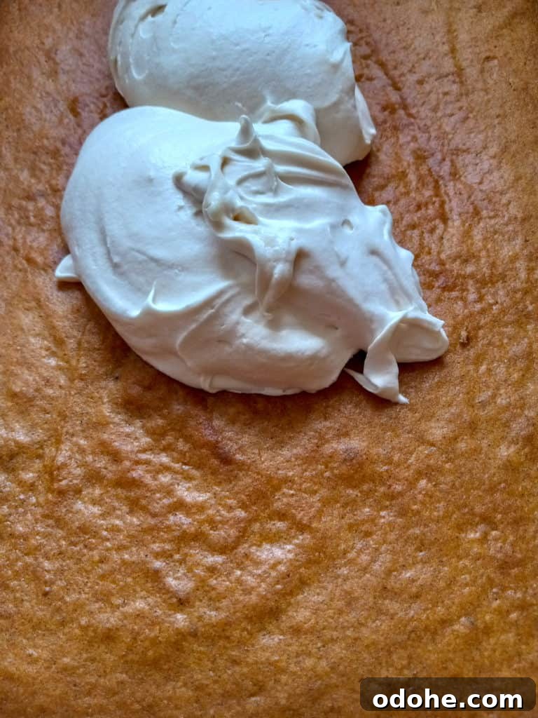 pumpkin bars topped with cream cheese icing
