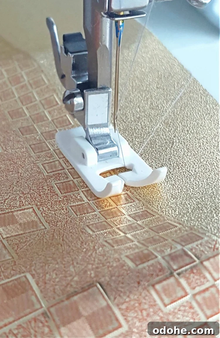 Tips for sewing vinyl